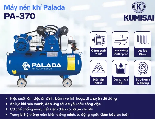 Máy nén khí mini Palada PA-370 - 2