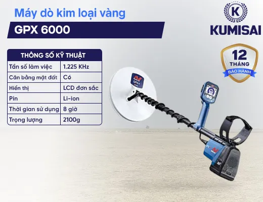 Máy rà kim loại vàng GPX 6000 - 2