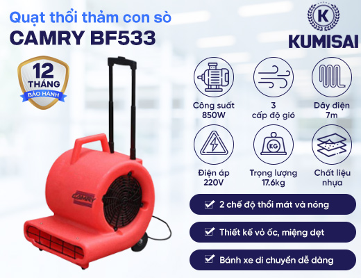 Quạt thổi con sò CAMRY BF533 - 2