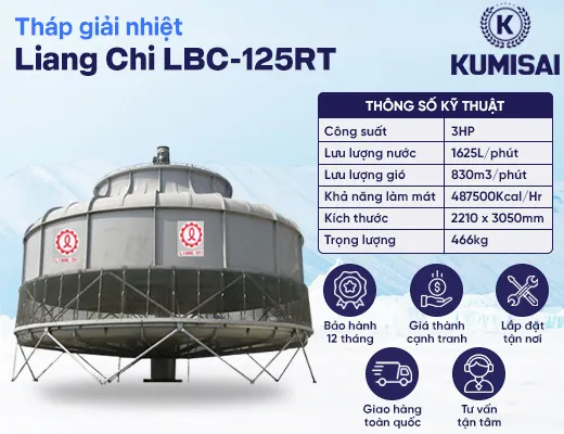 Tháp giải nhiệt Liang Chi LBC-125RT - 2