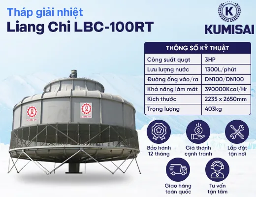 Tháp giải nhiệt nước Liang Chi LBC-100RT - 2