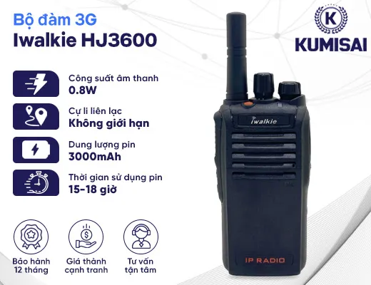 Bộ đàm 3G Iwalkie HJ3600 - 2