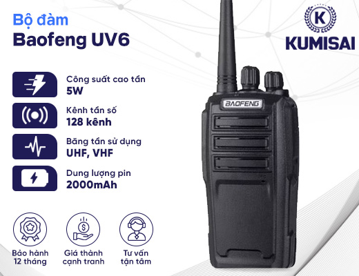 Bộ đàm Baofeng UV6 - 2
