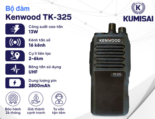 Máy bộ đàm Kenwood TK-325 - 2