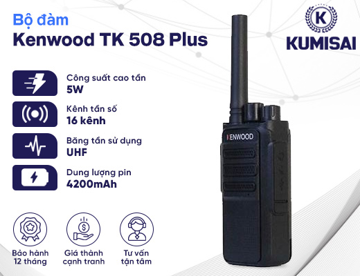 Bộ đàm Kenwood TK 508 Plus - 2