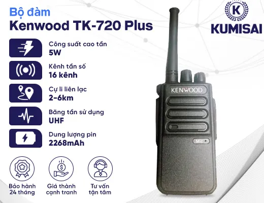 Bộ đàm Kenwood TK-720 Plus - 2