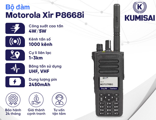 Bộ đàm Motorola Xir P8668i - 2