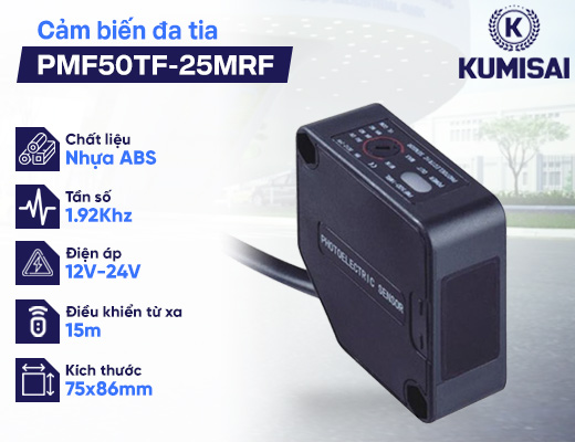 Cảm biến đa tia (Photo cell PMF50TF-25MRF) cho barie - 2
