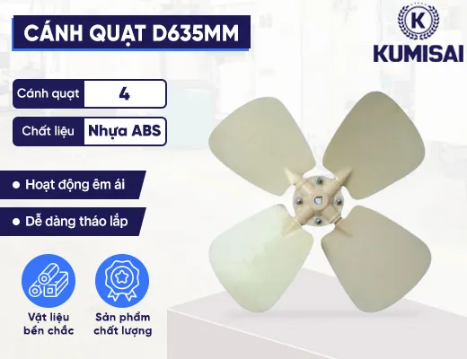 Cánh quạt tháp giải nhiệt D635mm - 2