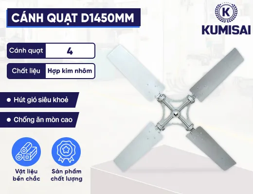Cánh quạt D1450mm - 2