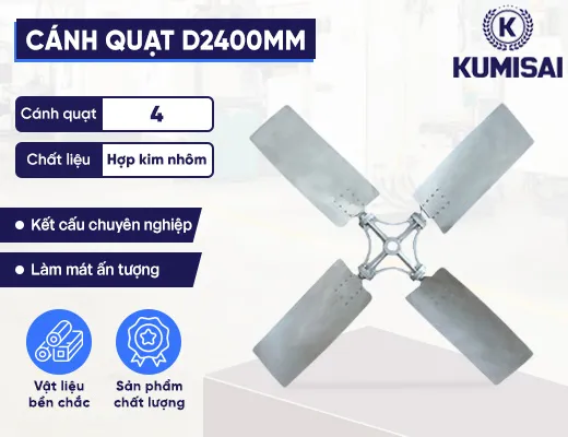Cánh quạt D2400mm - 2