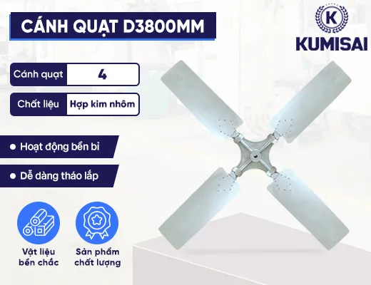 Cánh quạt D3800mm - 2