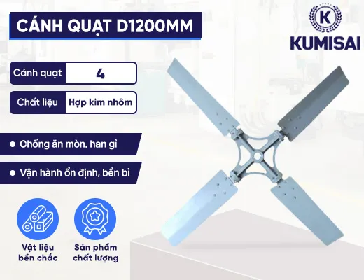 Cánh quạt tháp giải nhiệt D1200mm - 2