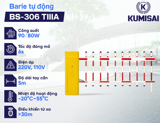Thanh barie tự động BS-306 TIIIA - 2