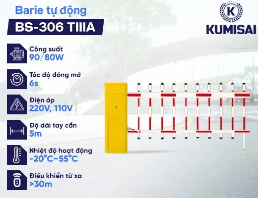 Thanh barie tự động BS-306 TIIIA - 2