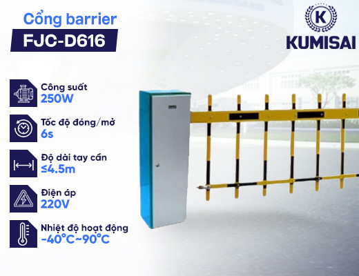 Cổng Barrier FJC-D616 - 2