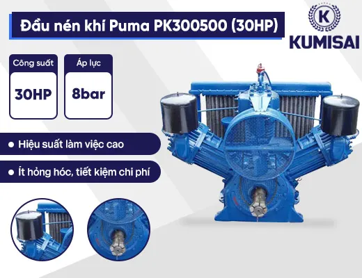 Đầu nén khí Puma Đài Loan PK300500 (30HP) - 2