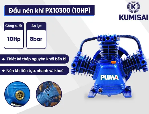 Đầu nén khí Puma PX10300 (10HP) - 2