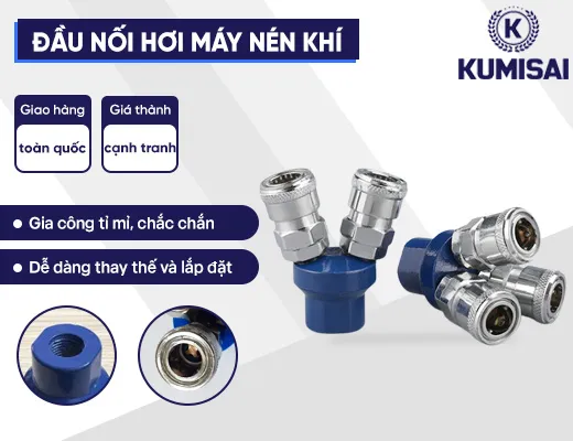 Đầu nối hơi máy nén khí - 2