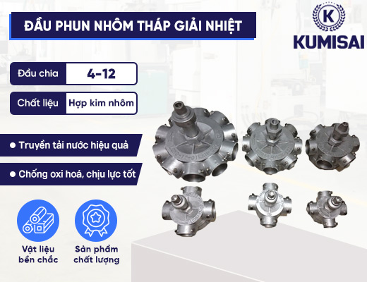 Đầu phun nhôm tháp giải nhiệt - 2