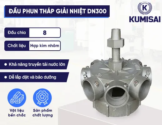 Linh kiện đầu phun tháp giải nhiệt bằng hợp kim nhôm DN 300 - 2