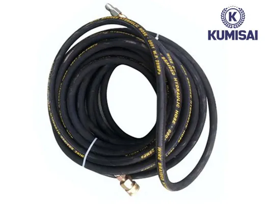 Dây xịt rửa xe áp lực cao, bố thép 15m