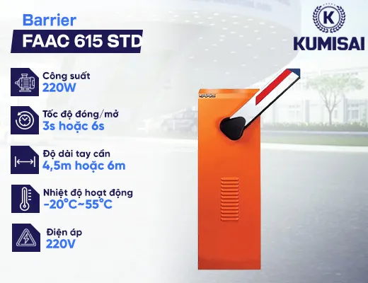Barrier tự động FAAC 615 STD - 2