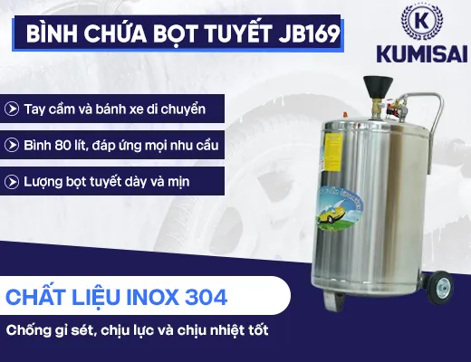 Bình chứa dung dịch bọt tuyết JB169 - 2