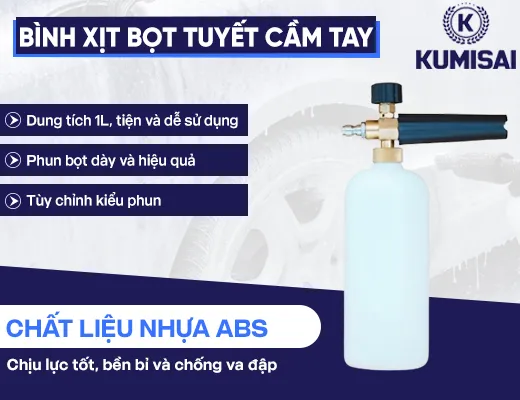 Bình xịt bọt tuyết cầm tay - 2