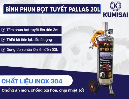 Bình phun bọt tuyết Pallas 20L - 2
