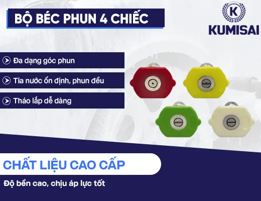 Bộ béc phun 4 chiếc - 2