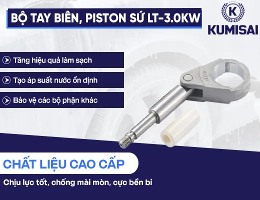 Bộ tay biên, piston sứ máy rửa xe LT-3.0KW - 2