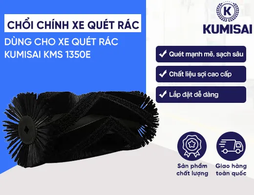 Chổi chính xe quét rác ngồi lái Kumisai KMS 1350E - 2