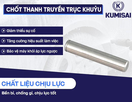 Chốt thanh truyền trục khuỷu máy rửa xe - 2