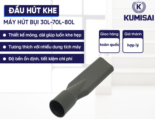 Đầu hút khe máy hút bụi 30L-70L-80L - 2