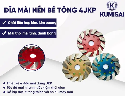 Đĩa mài nền bê tông 4JKP - 2
