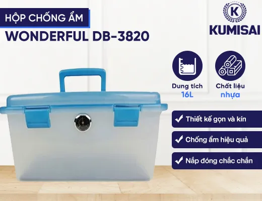Hộp giữ ẩm máy ảnh Wonderful DB-3820 16L - 2