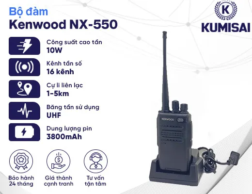 Máy bộ đàm Kenwood NX-550 - 2