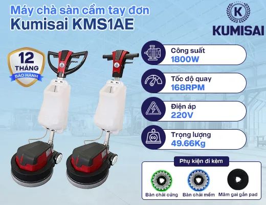Máy chà sàn đơn Kumisai KMS1AE - 2