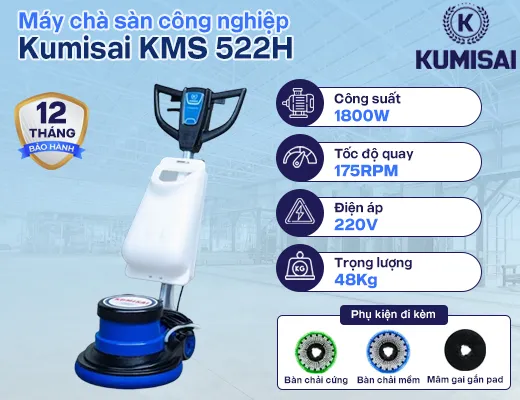 Máy chà sàn Kumisai KMS 522H - 2