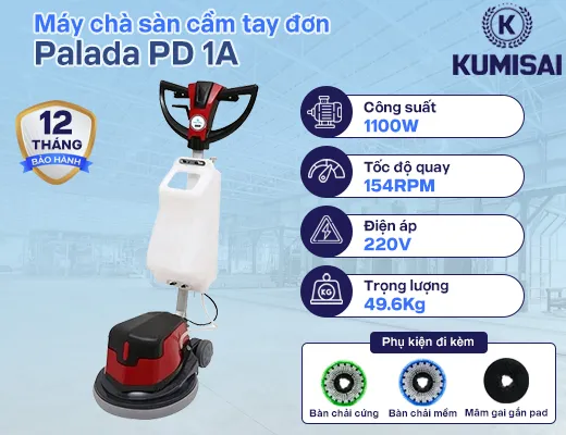 Máy chà sàn đơn Palada PD 1A - 2