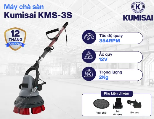 Máy chà sàn Kumisai KMS-3S - 2