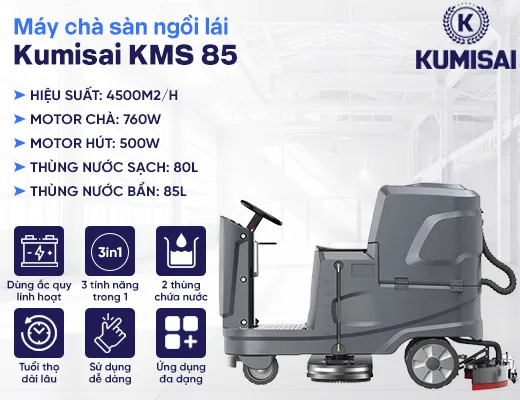 Máy chà sàn ngồi lái Kumisai KMS 85 - 2
