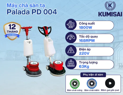 Máy chà sàn tạ Palada PD 004 - 2