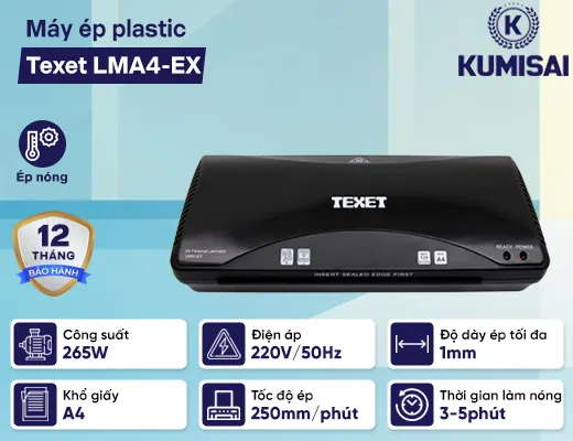 Máy ép plastic Texet LMA4-EX - 2