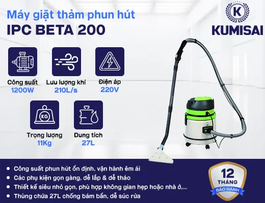 Máy giặt thảm IPC Beta 200 - 2