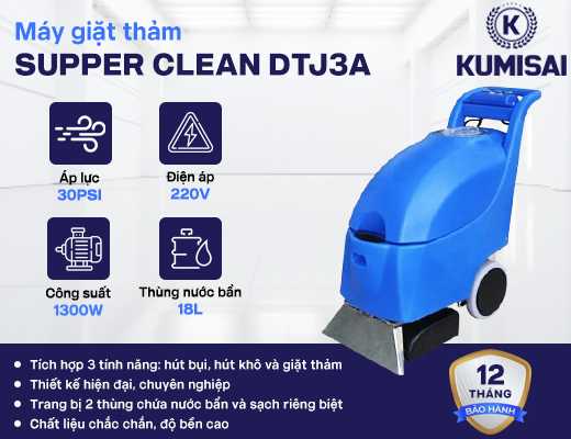 Máy giặt thảm Supper Clean DTJ3A - 2