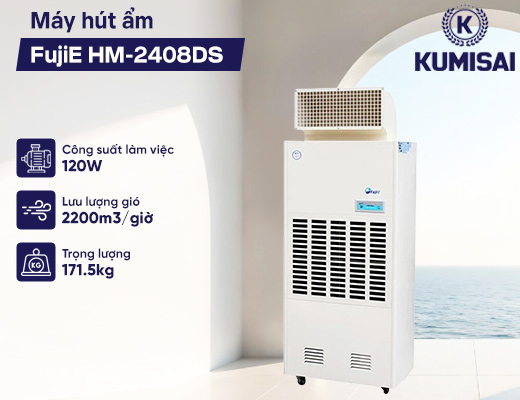 Máy hút ẩm công nghiệp FujiE HM-2408DS - 2
