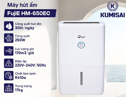 Máy hút ẩm FujiE HM-650EC - 2