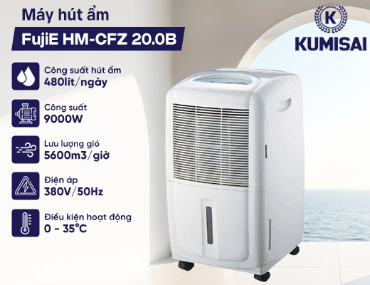 Máy hút ẩm FujiE HM-CFZ 20.0B - 2